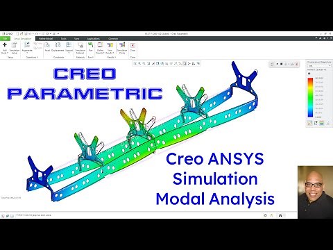Creo Parametric - Creo ANSYS Simulation (CAS) - Modal Analysis