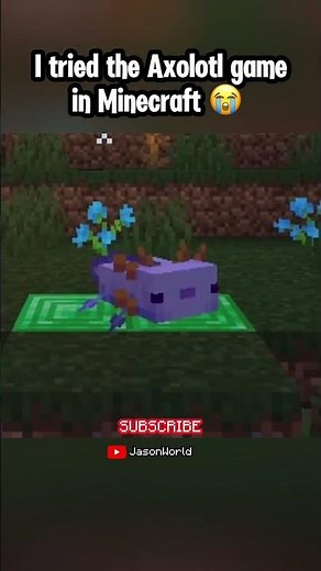 The Minecraft Axolotl Game is Hilarious! 😭