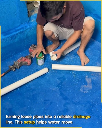 Perfect PVC Pipe Connection For Drainage. #PVCpipes #PipeWork | Fun club