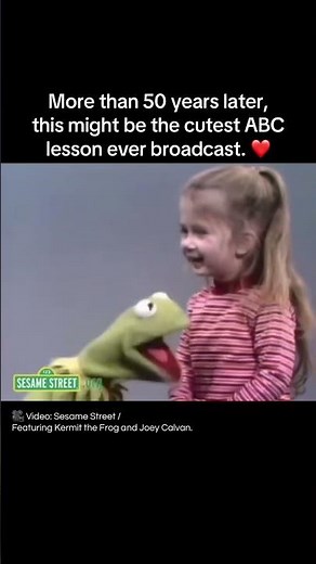 More than 50 years later, this might be the cutest ABC lesson ever broadcast. ❤️