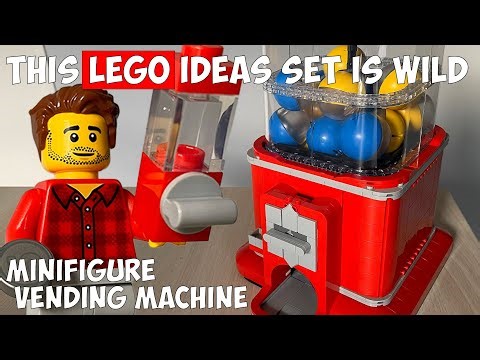 The Most Satisfying LEGO Ideas Set Ever?! The Minifigure Vending Machine!
