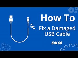How to Repair a Severely Damaged USB Cable | Galco