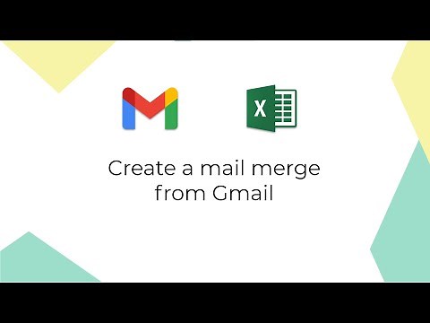 Mergo: mail merge with Gmail & Microsoft Excel