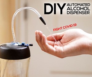DIY Automatic Alcohol Dispenser (No Arduino Needed)