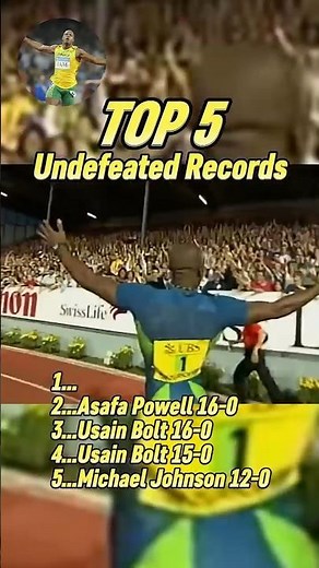 Top 5 Undefeated Sprinter Records in a Single Season!