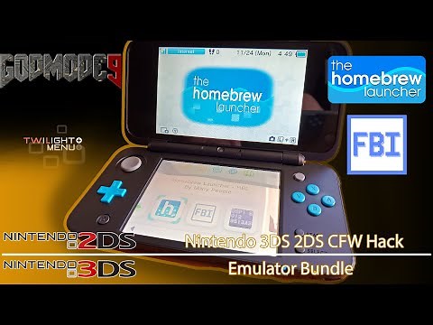 Easy 3DS 2DS CFW Hack Guide / Emulator Bundle