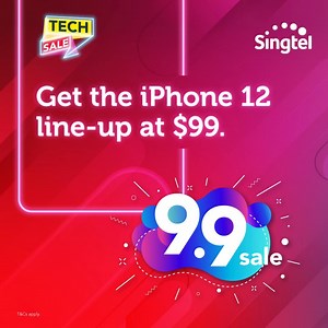 9 comments | ⏰Tech Sale 9:9 ending soon!⏰ Grab our 9.9 deals before they’re gone! iPhone 12 line-up at $99 + FREE mths of ultra-smooth lossless audio with Apple Music on 5G. Plus, stand a chance to win attractive prizes worth more than $10,000 in our lucky draw from 4-19 Sep! Visit any Singtel Shops, exclusive retailers or shop online with free delivery. While stocks last. T&C apply. | Singtel | Facebook