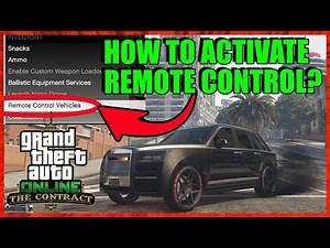 HOW TO ACTIVATE REMOTE CONTROL? - How to unlock RC Function Personal Vehicle | GTA 5 ONLINE
