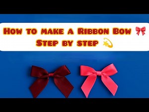 🎀Ribbon Making for Beginners | Step-by-Step DIY Craft💫❤️
