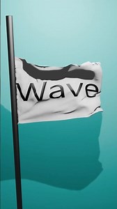 Waving animation in Blender #3danimation#blender