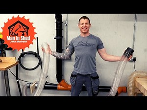 Installing a Dust Extraction System with PVC Pipe. How to Install and How to Deal with Static.