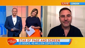 Multi-talented entertainer David Walliams' brand new children's book 'Code Name Bananas' has just hit our shelves 📚 The "star of page and screen" joined Larry and Kylie from London to chat about it! | The Morning Show