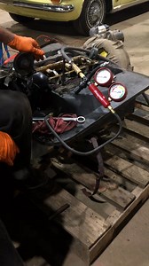 A brief look at compression test versus a leakdown test. I use this frequently to check the overall health of the engine before I do any work. | Chair City Corvair Center