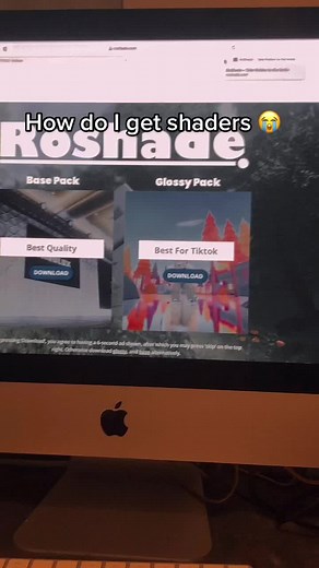 How do I get shaders is that too much to ask for #viral #roblox #roshaders #fypシ #imac #foryoupage