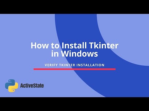 How to Install Tkinter in Windows