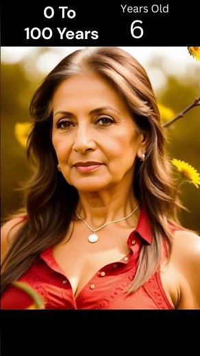 Fascinating AI Time Lapse: Aging Process Revealed from 0 to 100 Years Old #shorts #girl #timelapse