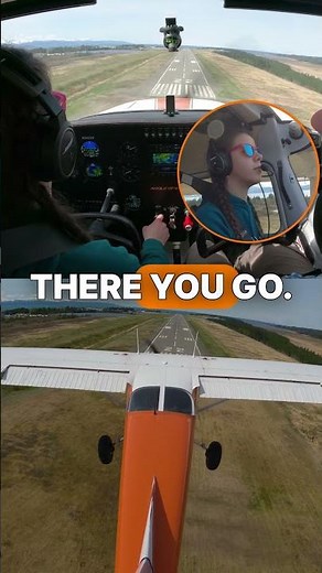 Precision Touchdowns: Sienna’s Landing Techniques #flying #studentpilot #Cessna172