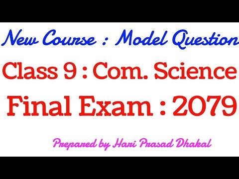 Class 9 || Science || New Course || Model Question || Final Exam 2079 || Hari Prasad Dhakal