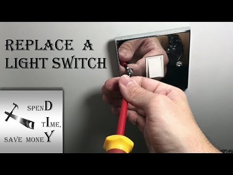 How to safely change a light switch UK. One way. Installation. Complete DIY guide