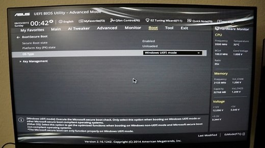 How to Disable or Enable Secure Boot for ASUS Motherboard