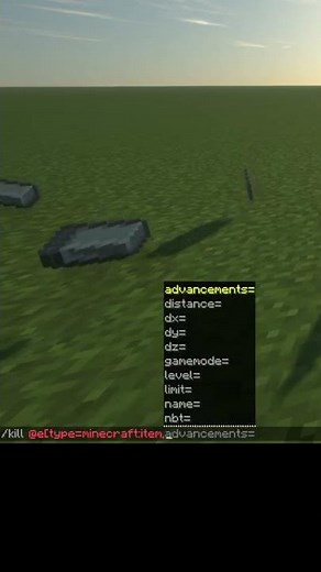 Command radius in minecraft! #Shorts