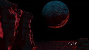 Alien Planet, Red Planet, Fantasy. Free Stock Video