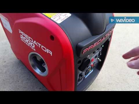 Harbor Freight Predator 2000 Watt Inverter Generator Part 1 - First Start and Test