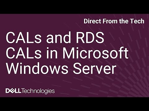 CALs and RDS CALs in Microsoft Windows Server