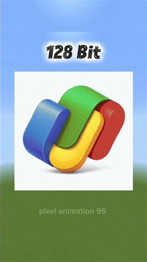 Minecraft 1-Bit to 128-Bit Pixel Art 20🔥 #LogoDesign #GamingLogo #Shorts #LogoEditing #jaishreeram