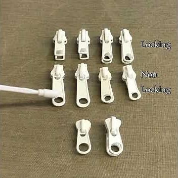 Identify Your Zipper Size By Their Zipper Slider