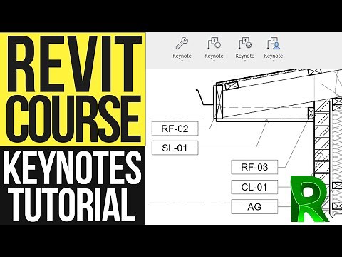 Keynotes in Revit Tutorial | Advanced Revit Course 08