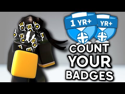 How to Count ALL Your Badges on Roblox!