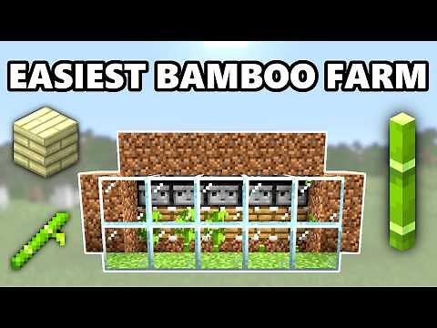 EASIEST Automatic Bamboo Farm in Minecraft 1.21+ (Super Fast & Compact!)