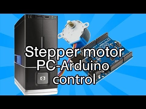 Controlling a stepper motor with a PC and Arduino