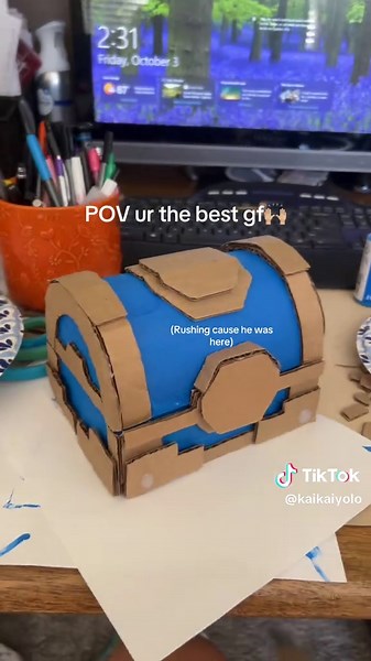 3 hours later🤙🏼😋 #hurting #clashroyale #clashchest #nationalbfday #ilovemybf @Odog5699