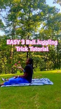 EASY 3 Ball Juggling Trick Tutorial | How to Juggle Lying Down