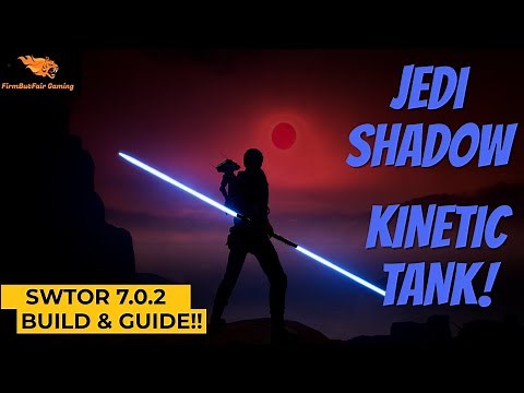 SWTOR - Jedi Shadow Kinetic Combat 7.0.2 PVE TANK Build and Guide - New players help info as well