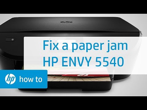 Fixing a Paper Jam | HP ENVY 5540 Printer | HP