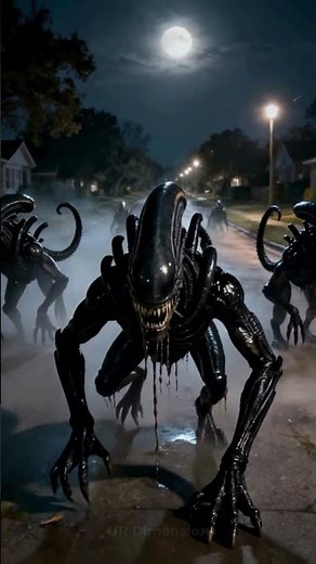 Predator vs Alien I Urban Invasion 👽🔥 | Epic Sci-Fi AI Short Film 4K