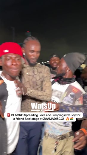 Blacko Celebrates Friendship Backstage at Zaama Disco