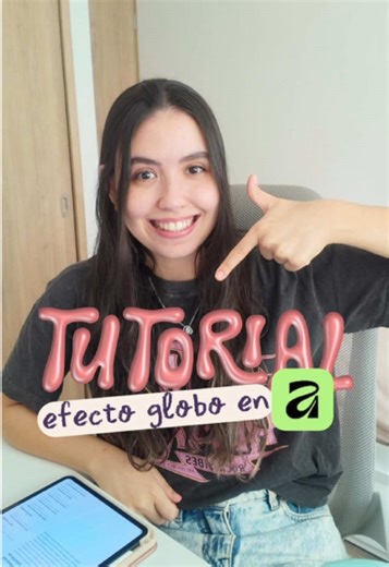 Efecto globo en textos con Affinity y Canva