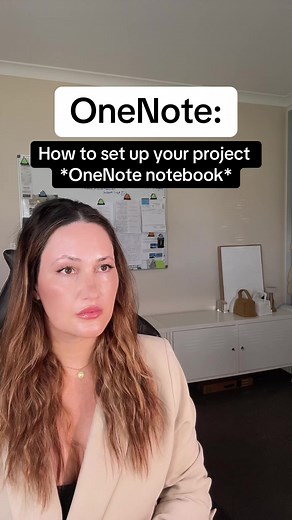 Setting up Your OneNote Notebook for New Projects