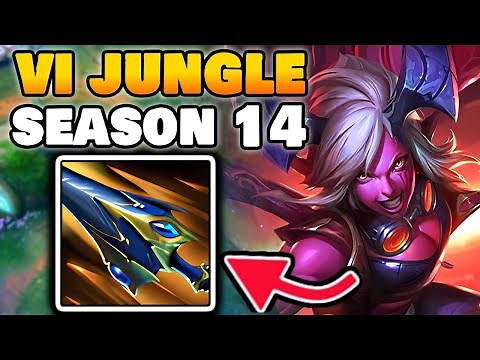 This is how to play Vi Jungle in Season 14 & CARRY + Best Build/Runes | Vi Jungle Guide