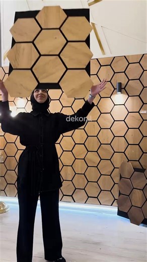 Acoustic Hexagonal Wall Panel - Unique Home Decoration