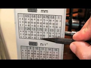 Threading on a lathe - Part 1 (by request)