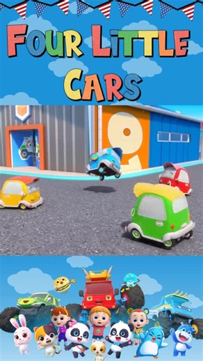 Color Mixing Fun with Four Little Cars