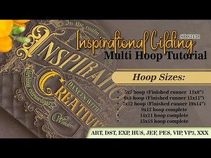SDS3138 Multiple Hooping Tutorial