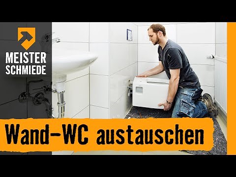 Wand-WC austauschen | HORNBACH Meisterschmiede