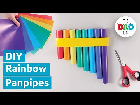 How to Make Paper Panpipes | Musical Instruments Crafts