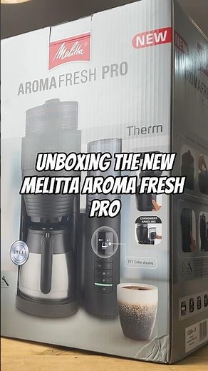 Unboxing The New Melitta Aroma Fresh Pro #coffee #melitta #shorts